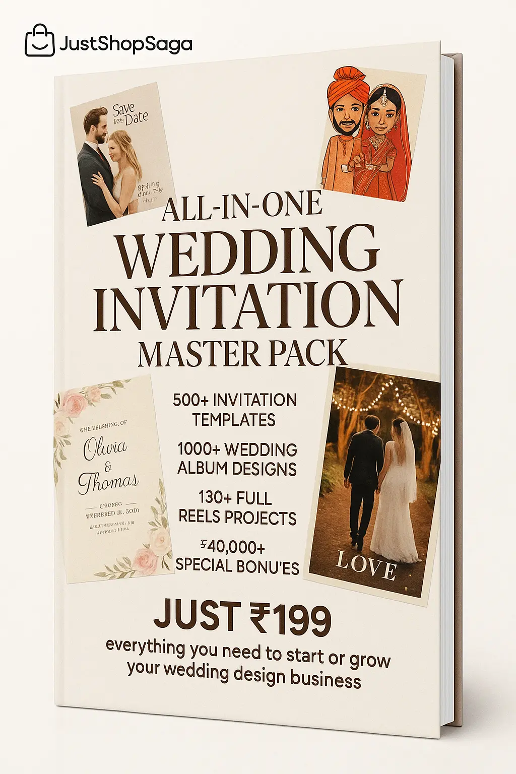 All-in-One Wedding Invitation Pack - Image 2