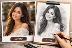 Turn Your Photo into a Real Hand-Drawn Sketch